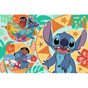Image 1 of Trefl - Puzzle Happy day of Lilo and Stitch - 1 - 39 piese
