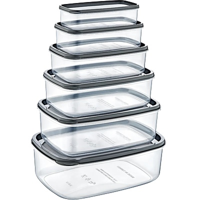 Прозрачни кутии за съхранение 6бр (ак-528)