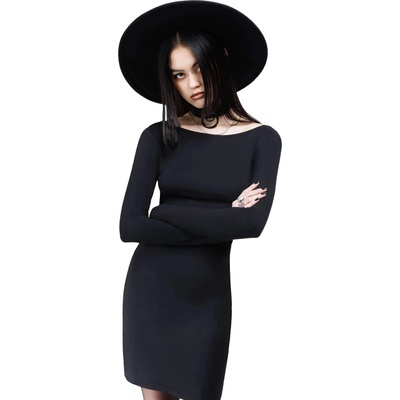 KILLSTAR дамска рокля KILLSTAR - Ligeia - Черна - KSRA012870