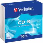 Verbatim DataLife CD-R 80 52x тънък калъф 10db/бр (10 етикета) 43415 (43415)
