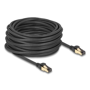 Delock Мрежов кабел RJ45 SFTP Cat. 6A за външна/индустриална употреба 15m Черен, Delock 80253 (80253)
