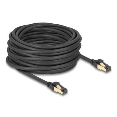 Delock Мрежов кабел RJ45 SFTP Cat. 6A за външна/индустриална употреба 15m Черен, Delock 80253 (80253)