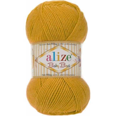Alize příze Baby Best 281 hořčicová
