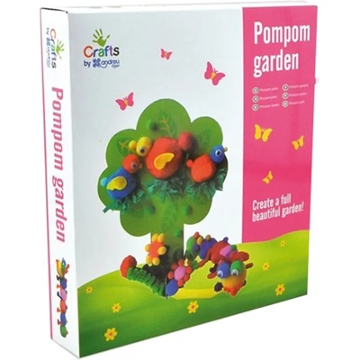 ANDREU Toys Творчески комплект Andreu Toys - Направи си цветна градина от помпони (1240082)