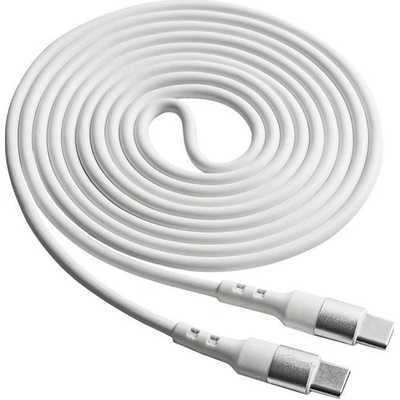 Akyga AK-USB-41 USB 2.0, USB C vidlice, z obou stran, niklovaný, 1,8m, bílý