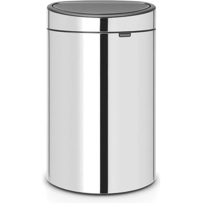 Brabantia Кош за смет Brabantia Touch Bin New 40L, Briliant Steel (650531)