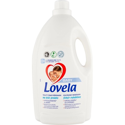 Lovela Течен перилен препарат Lovela Baby за бяло пране 50 бр. 4.5 л