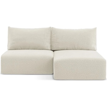 makamii Кремав разтегателен ъглов диван с място за съхранение (десен ъгъл) Kalena - Makamii (KALENA_RCOF_38_P1_C1)