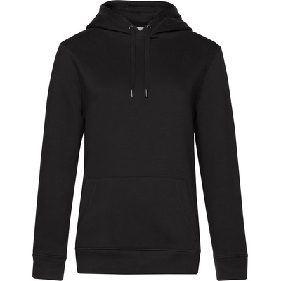 B&C Collection B&C QUEEN HOODED_° / Дамски суичър с качулка - черен S (01W02Qu3301)