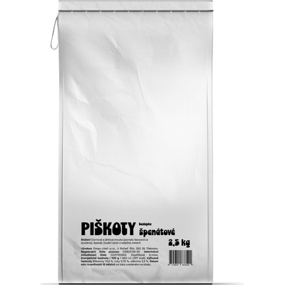 DINGO piškoty se špenátem bezlepkové 2,5 kg