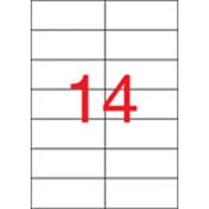 APLI Етикет, универсален, 105x42, 4 mm, APLI, 1400 етикета в опаковка 01277 (01277)