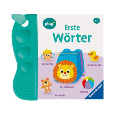 Ravensburger 45631 play+ flip&plop: Erste Wörter - Mein allererstes Beißbuch