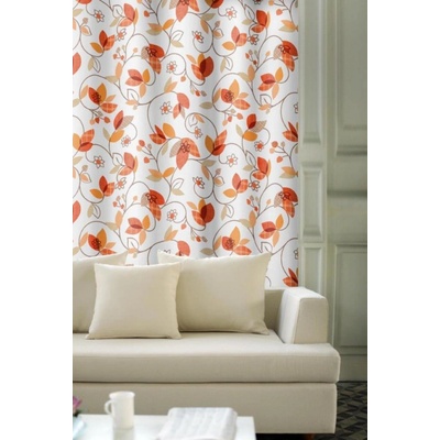 Záves dekoračný, OXY Listy oranžové 150 cm 150 cm
