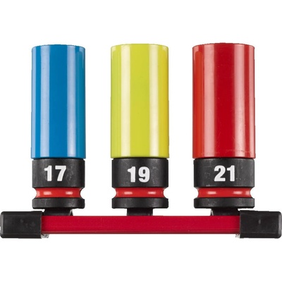 MILWAUKEE® 3 dielna sada hex priemyselných hlavíc SHOCKWAVE™ IMPACT DUTY 1/2"