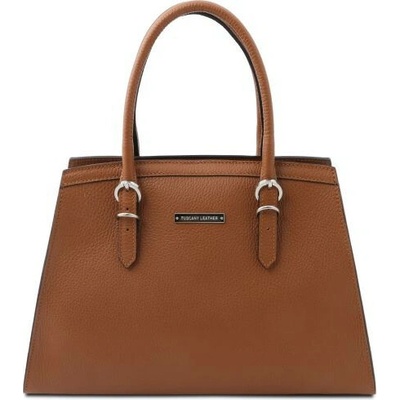 Tuscany Leather Kožená kabelka koňak 2147 1 6