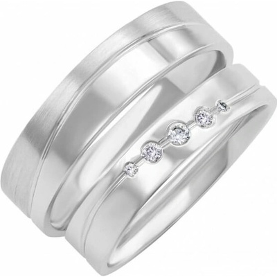 Eppi Zlaté svadobné obrúčky s diamantmi Redby RW34799