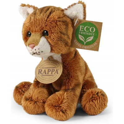 Rappa Плюшена играчка Rappa Еко приятели - Рижаво коте, седящо, 14 cm (251854)