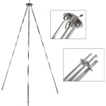 PerfectHome Стойка за котле неръждаема 117cm с крака 7mm 54542 (17862)