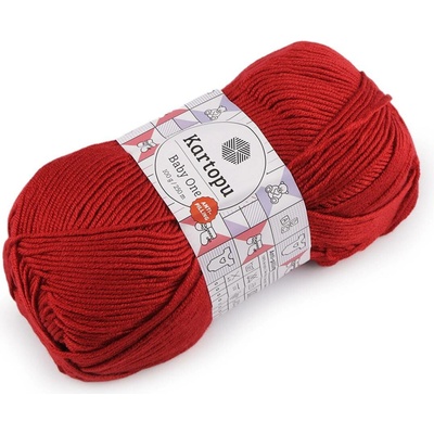 Pletací příze Baby One 100 g Varianta: 3 (125) červená, Balení: 1 ks 60338/155697/278778