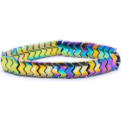 Milujeme Kameny Hematit aqua aura náramek šipky NSSS32