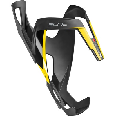 Elite Поставка за бутилка Elite Vico Carbon Bottle holders - Schwarz / Gelb - размер One Size (870-2208-0511)