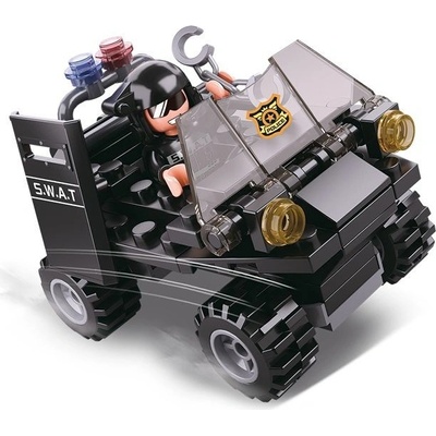 Sluban B0638C Polícia 4v1 SWAT Štvorkolka