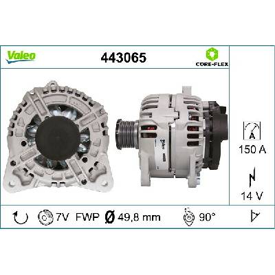 Alternátor VALEO 443065
