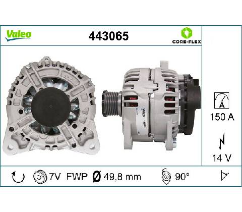 Alternátor VALEO 443065
