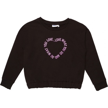 Winkiki WTG 02854 Dievčenská mikina čierna