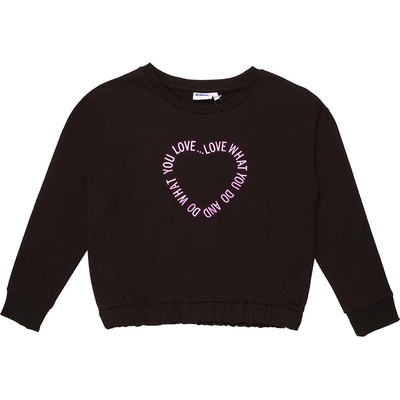 Winkiki WTG 02854 Dievčenská mikina čierna