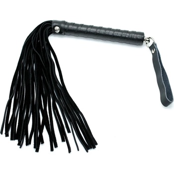 Image 1 of Rimba Leather Whip 35cm Black