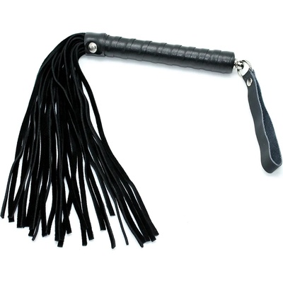 Rimba Leather Whip 35cm Black