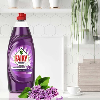 Image 1 of Fairy Екстра+ Люляк, препарат за съдове, 650мл (f214920)