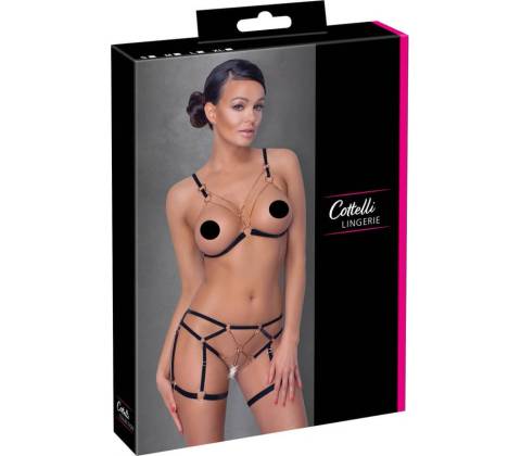 Cottelli Open Bra & Strings Set