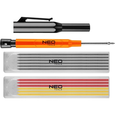 NEO TOOLS Tužka, automatický stylus s ořezávačem a 12 náplní 13-816