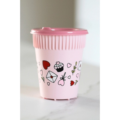 design Kelímek na kávu Láskyplný moment opakovaně použitelný BPA Free český 300 ml