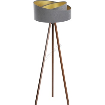 BPS Koncept Подова лампа GALAXY 1xE27/60W/230V сива/wenge (BS0481)