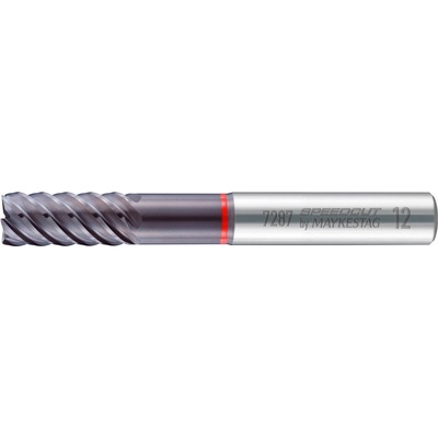 10mm VHM Alunit HA 6 zubá karbidová fréza válcová čelní extra dlouhá ULTRA HARD na oceli až 68 HRC