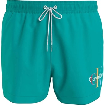 Calvin Klein Бански гащета Calvin klein KM0KM01007 swimming shorts - Green (Pool Green)