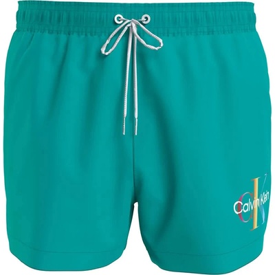 Calvin Klein Бански гащета Calvin klein KM0KM01007 swimming shorts - Green (Pool Green)