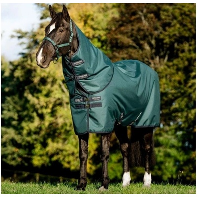 Horseware Výběhová deka Amigo Plus Ripstop 900D s krkem dynasty green navy & silver – Hledejceny.cz