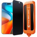 TORRAS Протектор за iPhone 17 Air - Torras - GlassGo Install Master Privacy - Черен