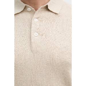 Barbour Тениска с яка с лен Muston (MKN1713)