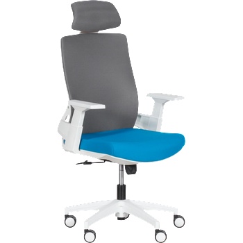 Президентски офис стол Carmen 7546 - син-сив (3520356)