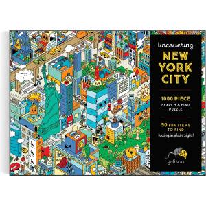 Galison - Puzzle Search and find: Discover New York - 1 000 piese