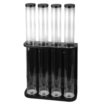 Image 1 of Horecano An-Стойка за фунийки сладолед с 4-ри отделения за окачване ЧЕРНА (zcp-801) (01361246)