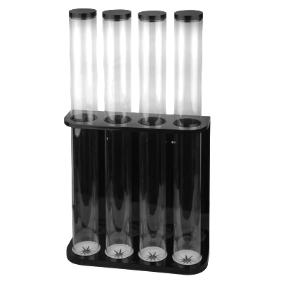 Horecano An-Стойка за фунийки сладолед с 4-ри отделения за окачване ЧЕРНА (zcp-801) (01361246)