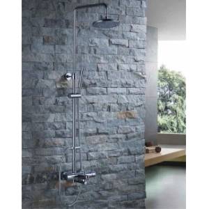 Inter Ceramic Душ система със смесител, пита, слушалка и шлаух 6368 QUELLE, Inter Ceramic (6368)