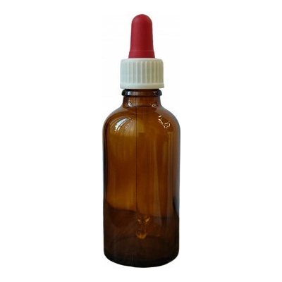 Fľaška sklenená s kvapkadlom 50ml