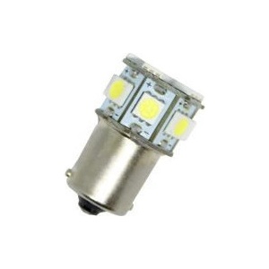  Диодна крушка тип ba15s с 13 smd диода единична светлина Жълт